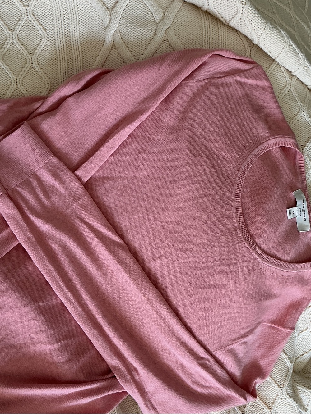 Banana Republic Pink Crewneck Sweater